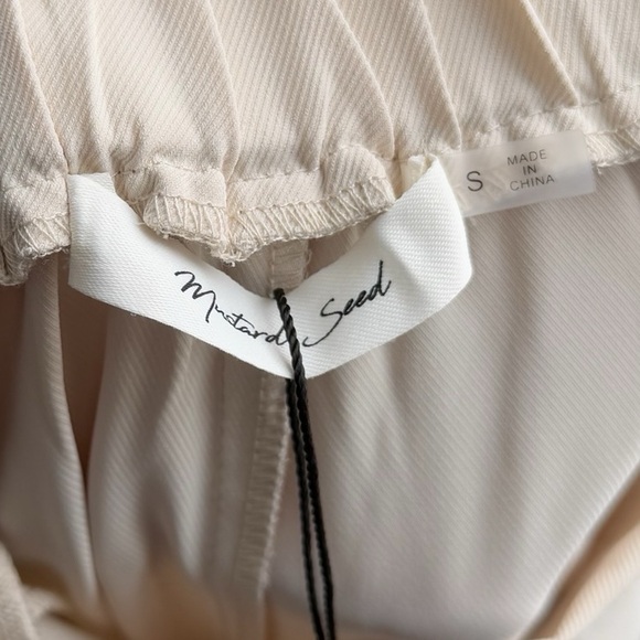 Mustard Seed Eugina High Rise Cargo Fashion Jogger Pants Size Small NWT - Picture 7 of 9